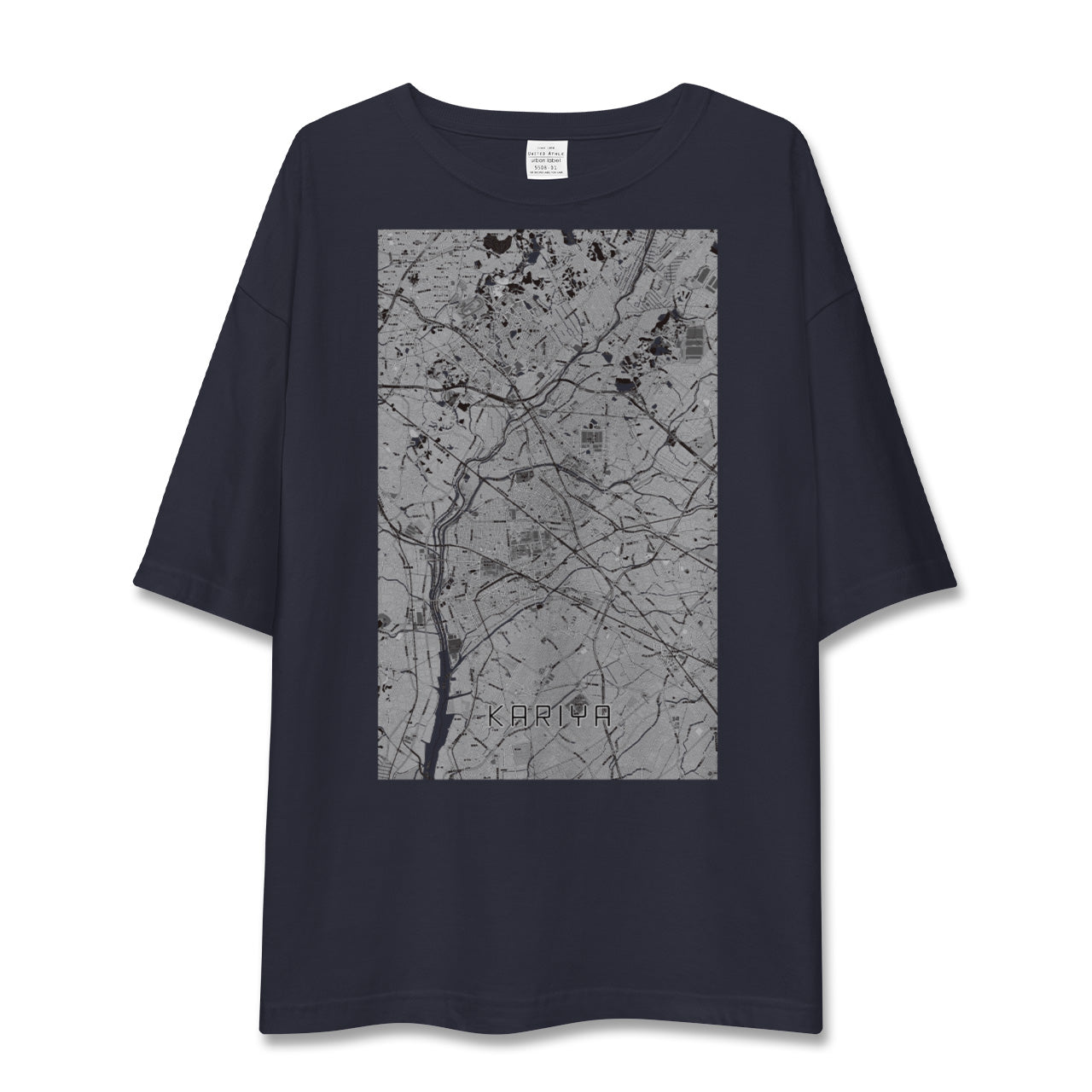 【刈谷(愛知県)】地図柄ビッグシルエットTシャツ