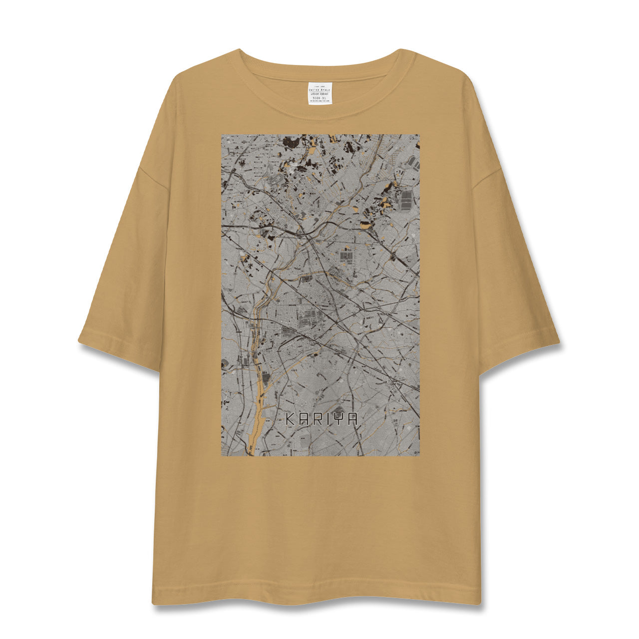 【刈谷(愛知県)】地図柄ビッグシルエットTシャツ