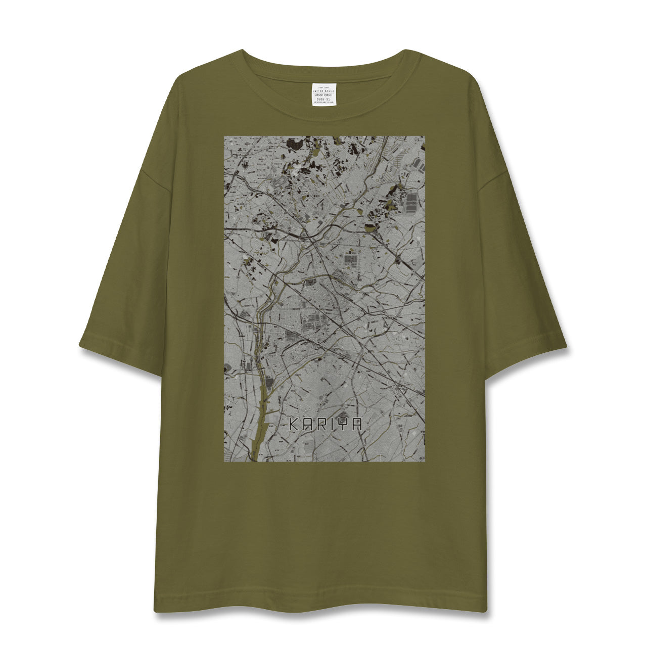 【刈谷(愛知県)】地図柄ビッグシルエットTシャツ