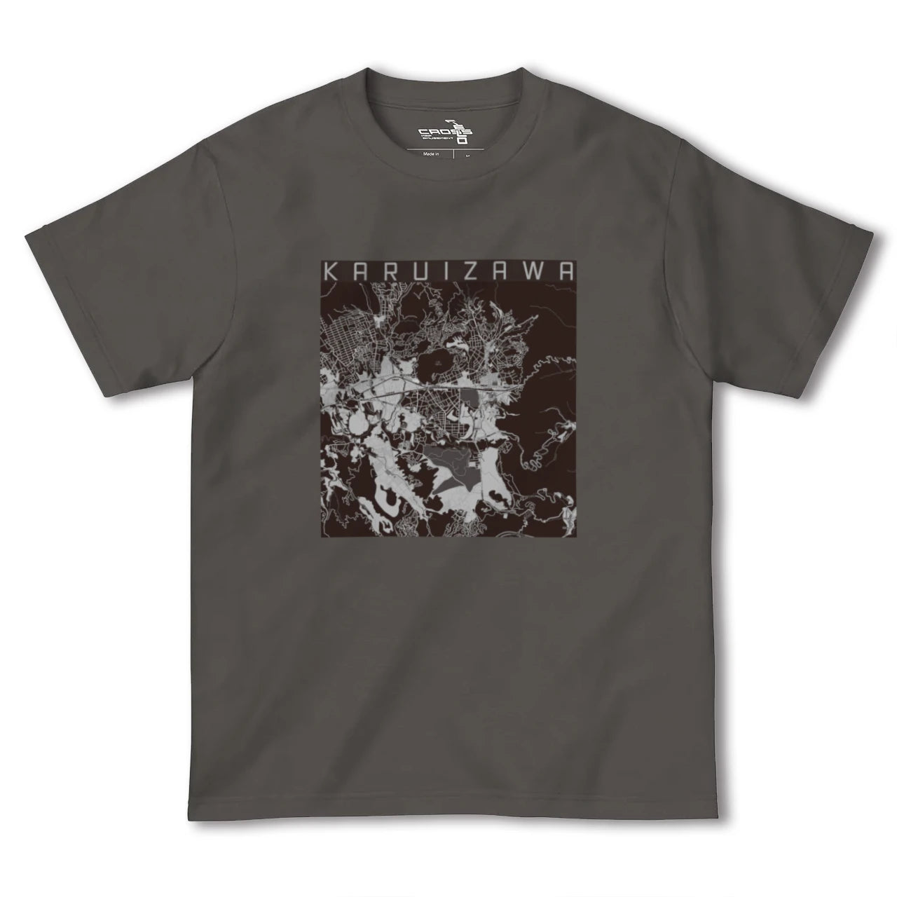 【軽井沢(長野県)】地図柄ヘビーウェイトTシャツ