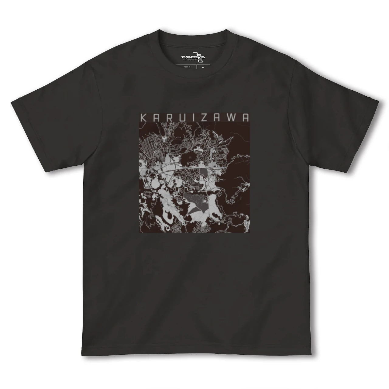 【軽井沢(長野県)】地図柄ヘビーウェイトTシャツ
