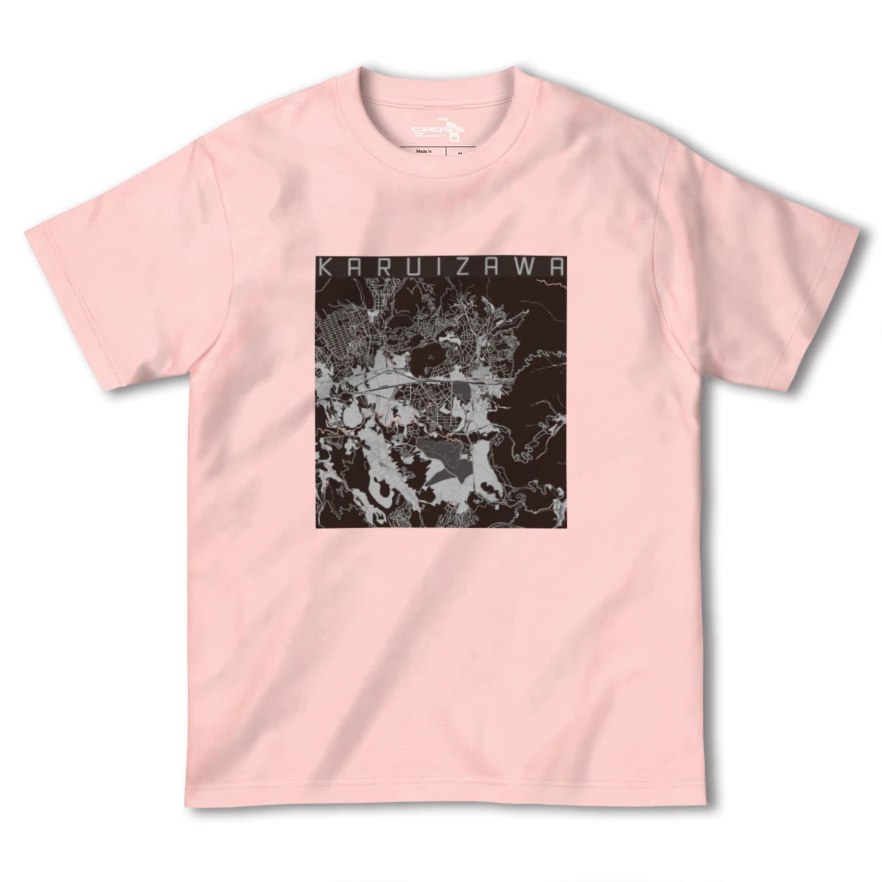 【軽井沢(長野県)】地図柄ヘビーウェイトTシャツ