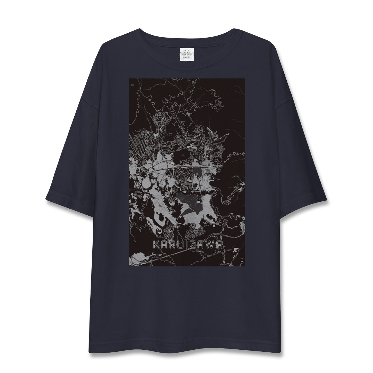 【軽井沢(長野県)】地図柄ビッグシルエットTシャツ