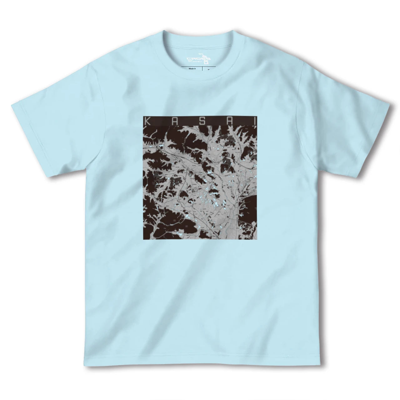 【加西(兵庫県)】地図柄ヘビーウェイトTシャツ