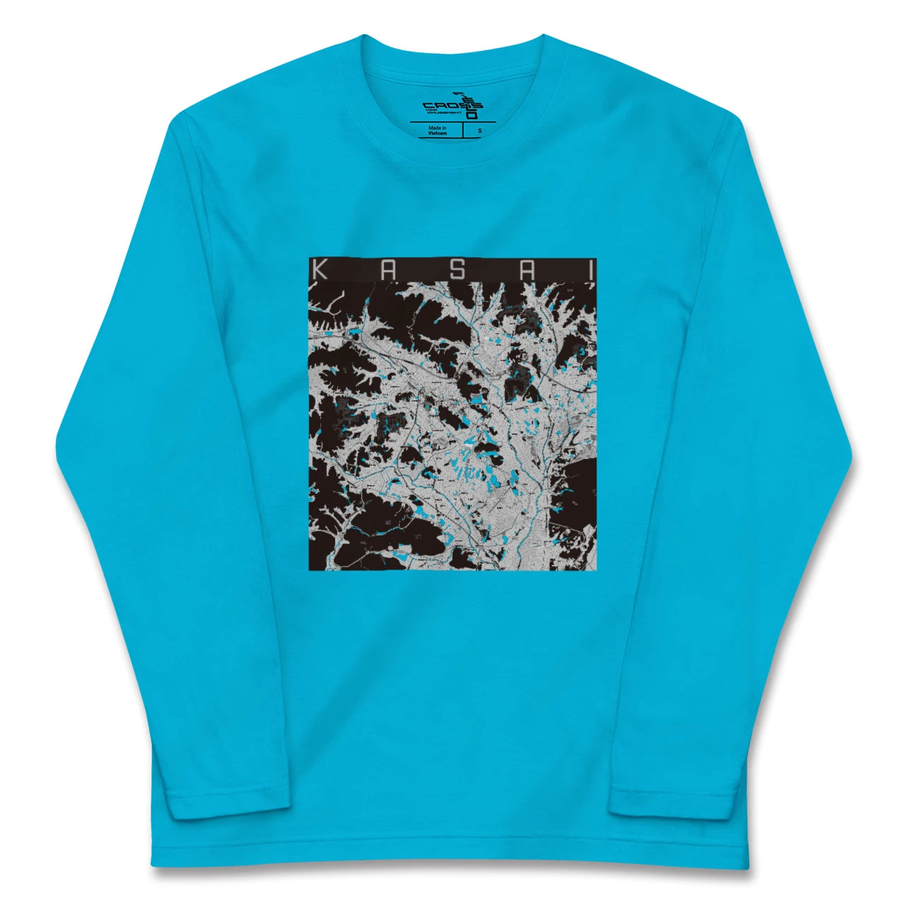 【加西(兵庫県)】地図柄ロングスリーブTシャツ