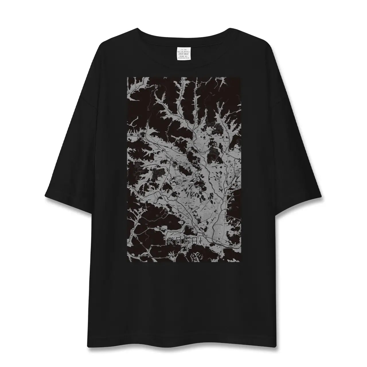 【加西(兵庫県)】地図柄ビッグシルエットTシャツ