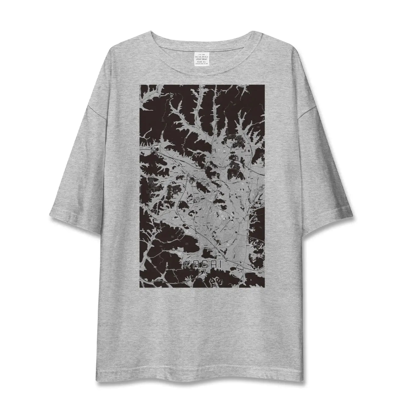 【加西(兵庫県)】地図柄ビッグシルエットTシャツ