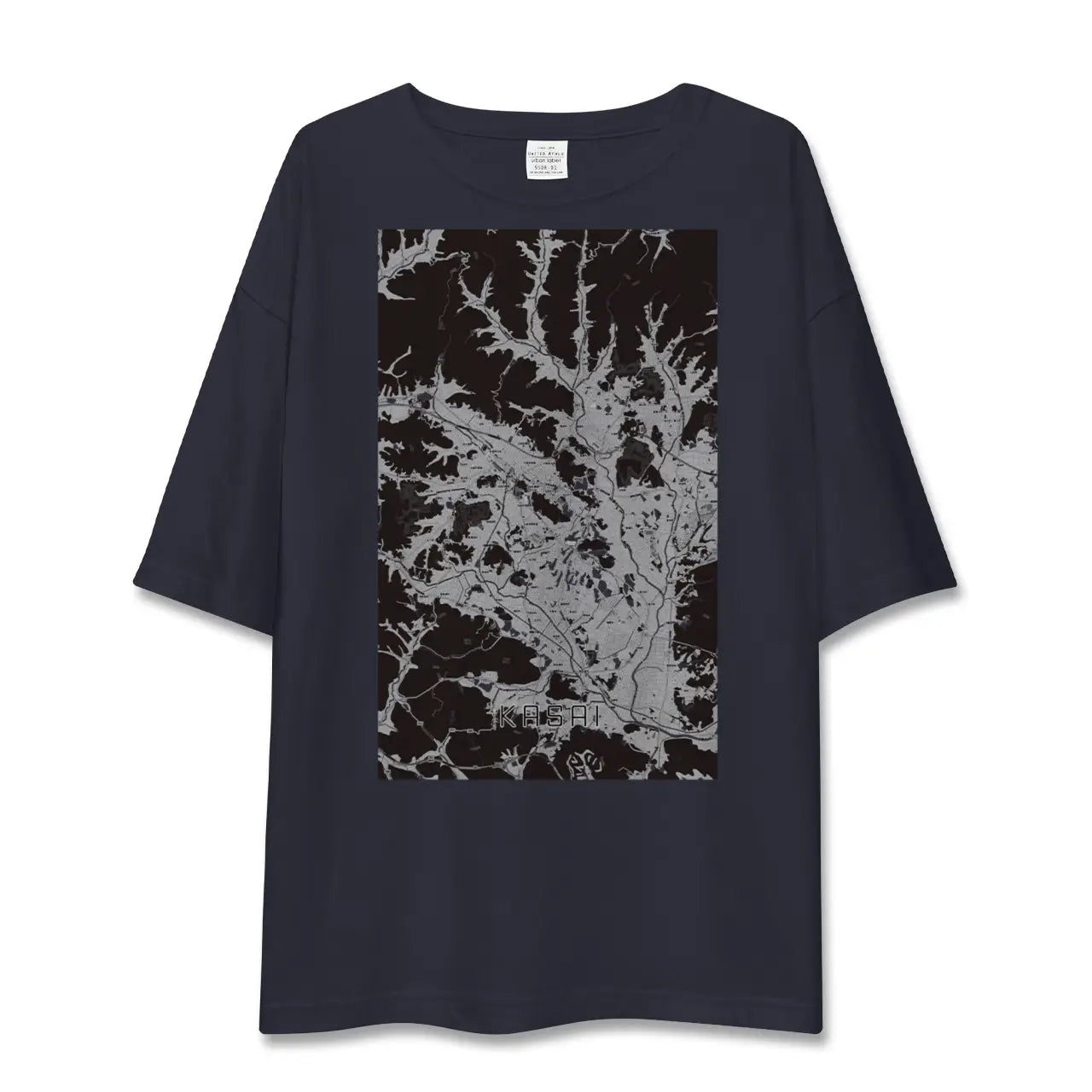 【加西(兵庫県)】地図柄ビッグシルエットTシャツ