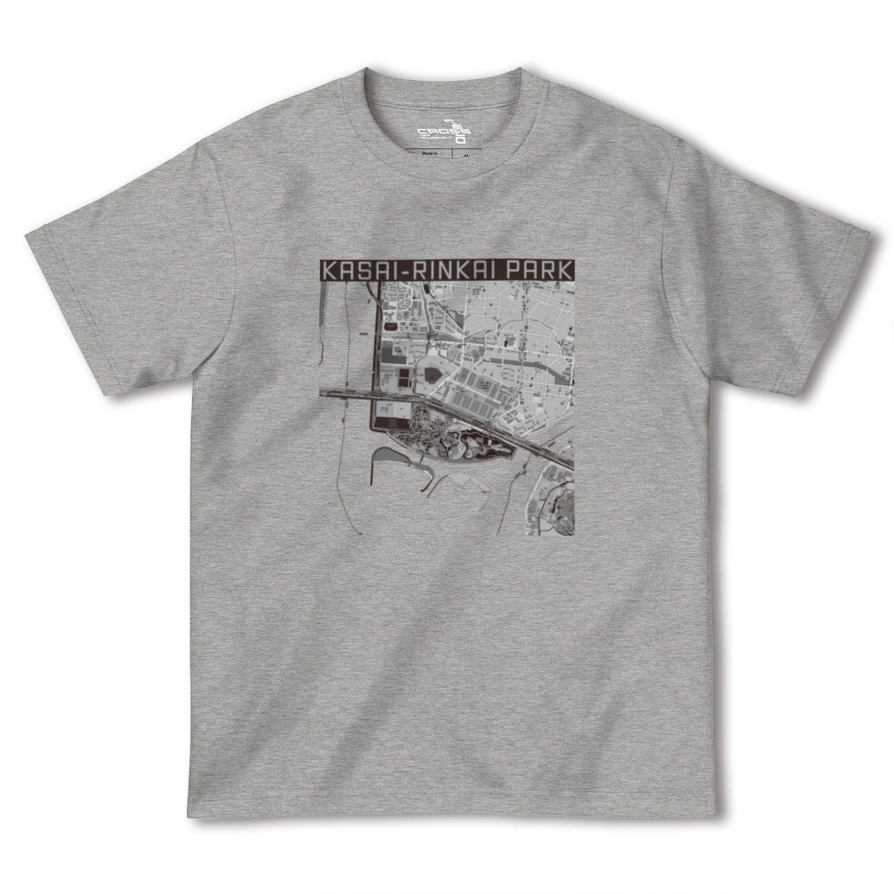【葛西臨海公園(東京都)】地図柄ヘビーウェイトTシャツ