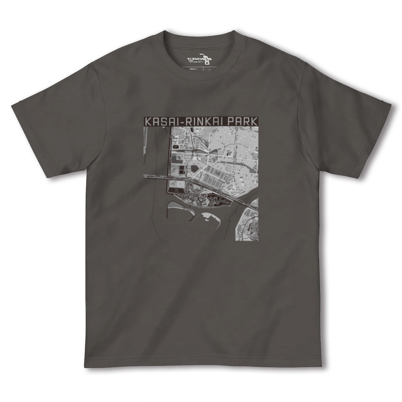 【葛西臨海公園(東京都)】地図柄ヘビーウェイトTシャツ