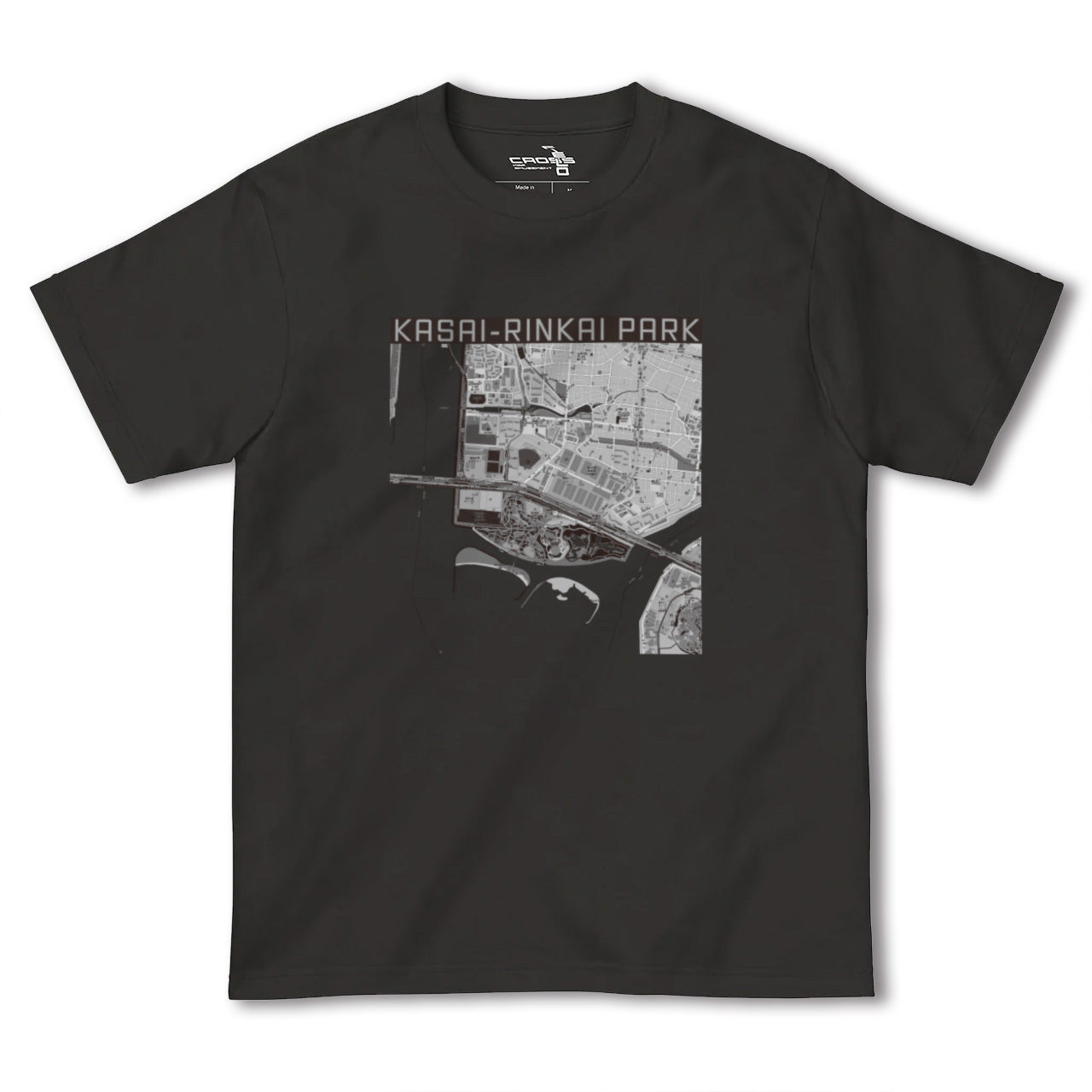 【葛西臨海公園(東京都)】地図柄ヘビーウェイトTシャツ