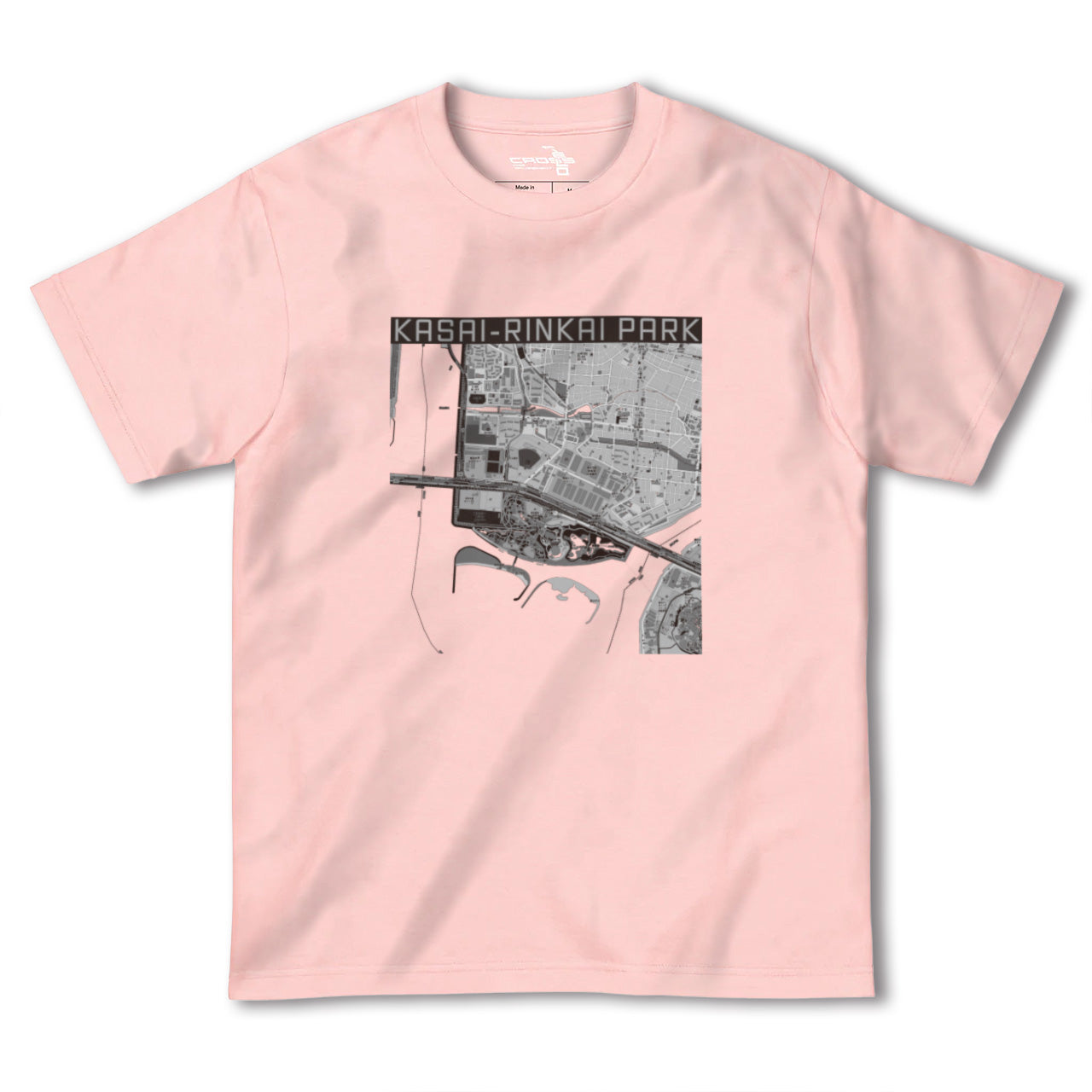 【葛西臨海公園(東京都)】地図柄ヘビーウェイトTシャツ