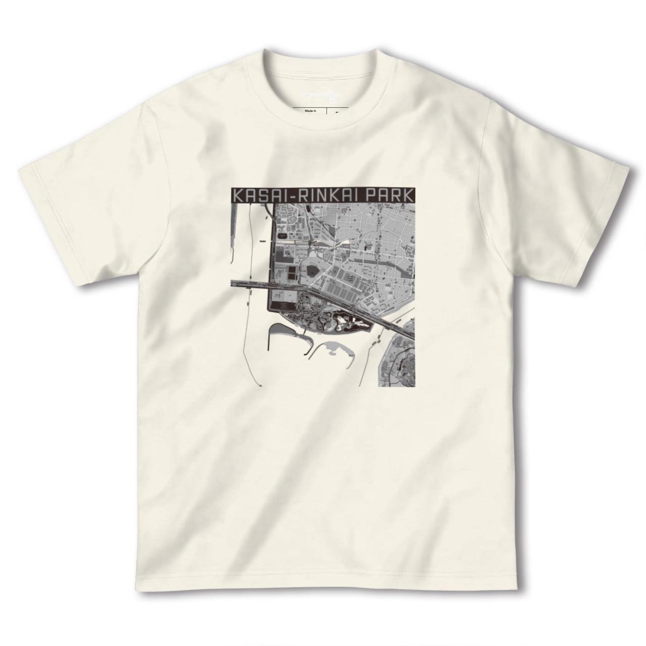 【葛西臨海公園(東京都)】地図柄ヘビーウェイトTシャツ