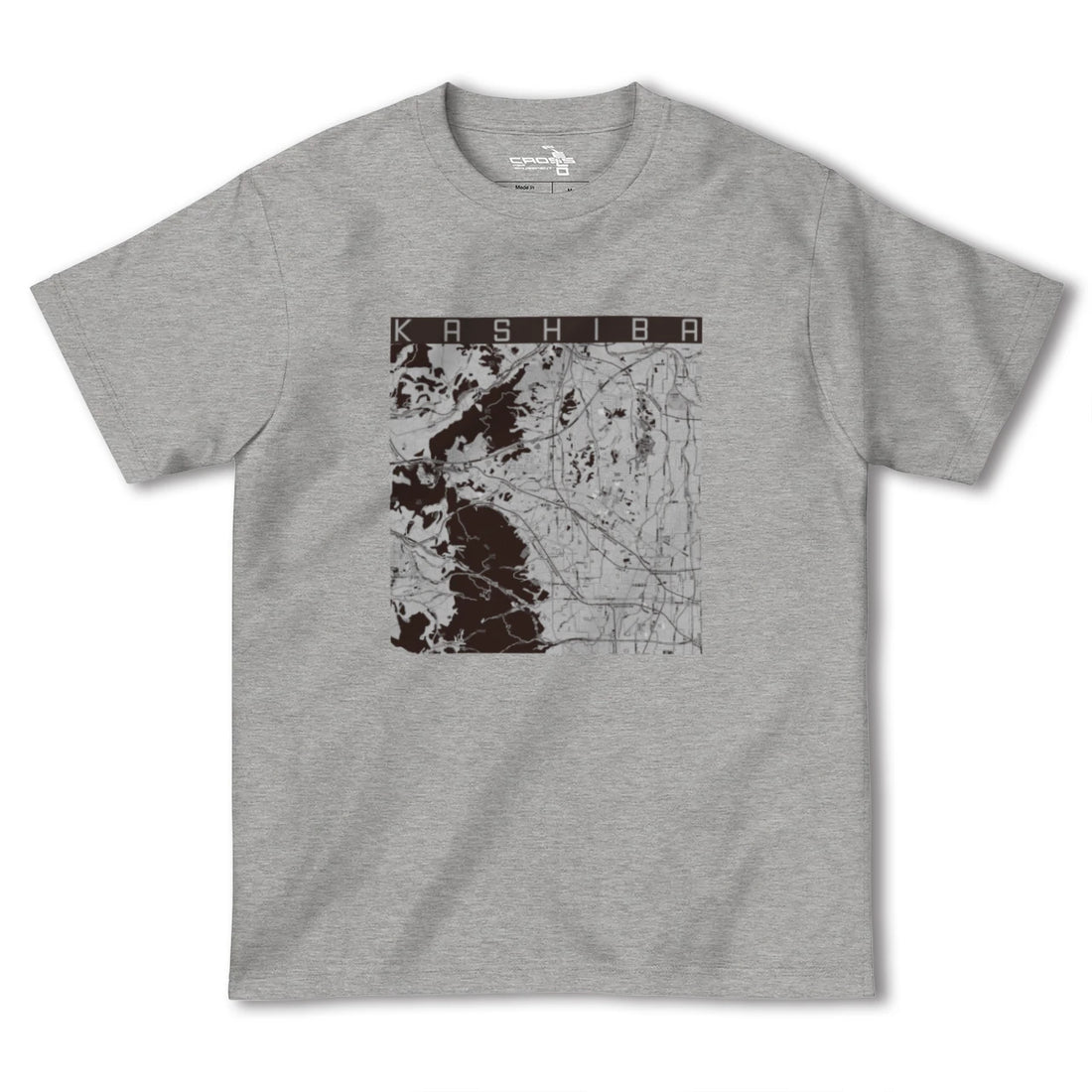 【香芝(奈良県)】地図柄ヘビーウェイトTシャツ