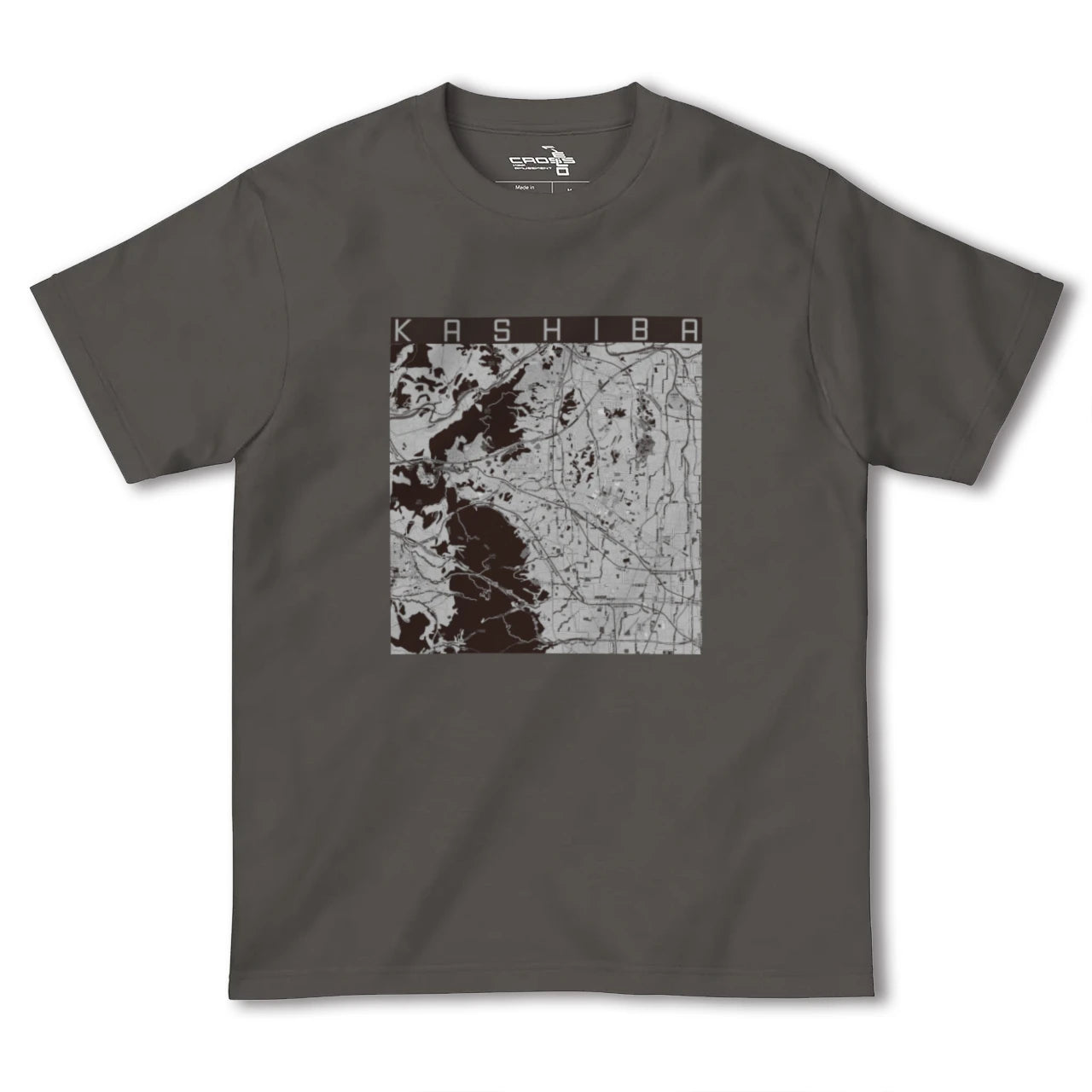 【香芝(奈良県)】地図柄ヘビーウェイトTシャツ