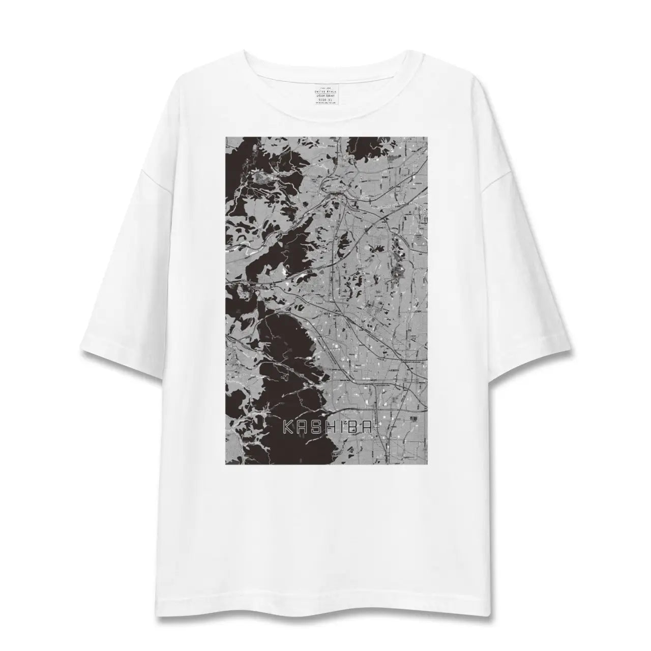 【香芝(奈良県)】地図柄ビッグシルエットTシャツ