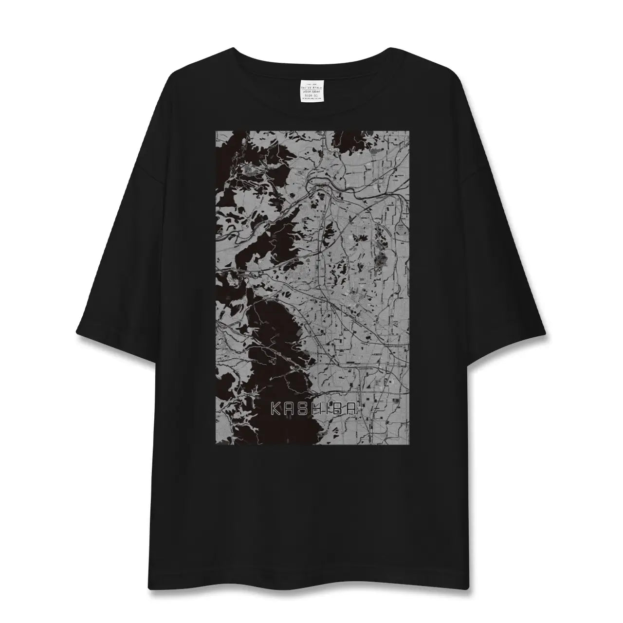 【香芝(奈良県)】地図柄ビッグシルエットTシャツ