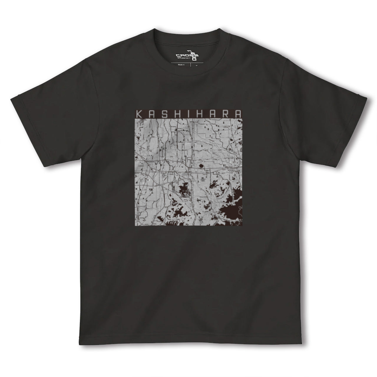 【橿原(奈良県)】地図柄ヘビーウェイトTシャツ