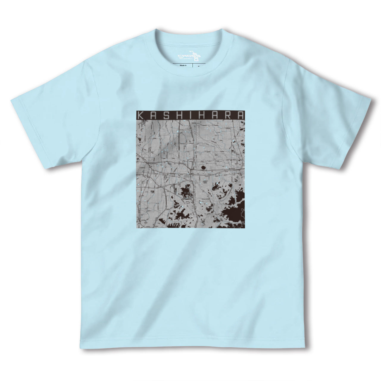 【橿原(奈良県)】地図柄ヘビーウェイトTシャツ