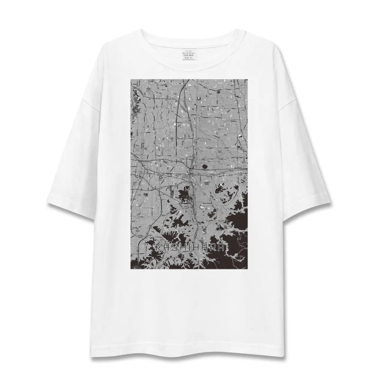 【橿原(奈良県)】地図柄ビッグシルエットTシャツ