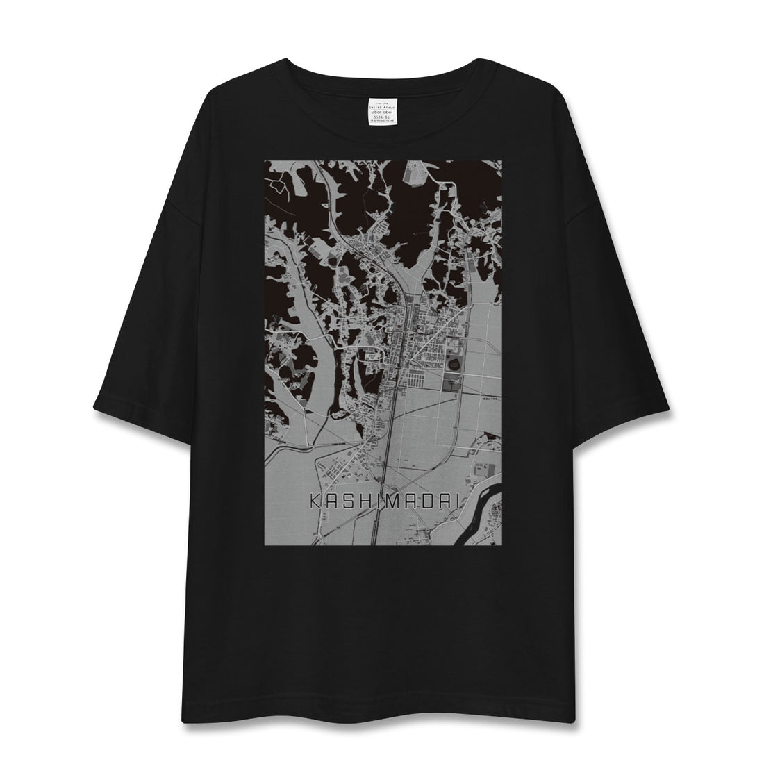 【鹿島台(宮城県)】地図柄ビッグシルエットTシャツ