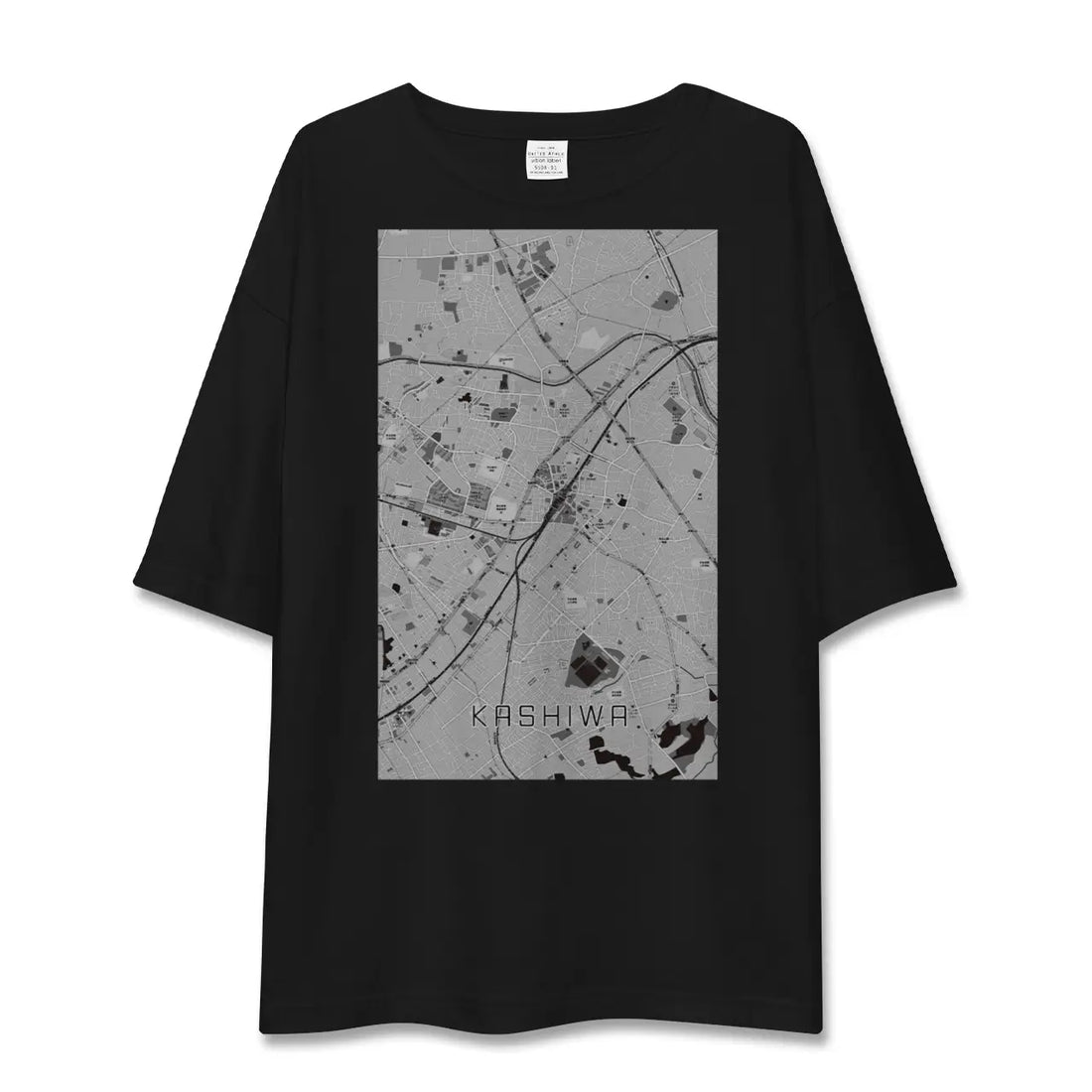 【柏(千葉県)】地図柄ビッグシルエットTシャツ