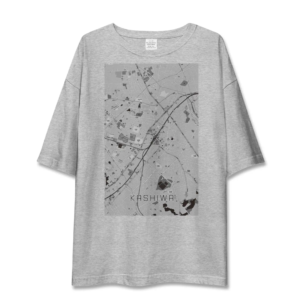 【柏(千葉県)】地図柄ビッグシルエットTシャツ