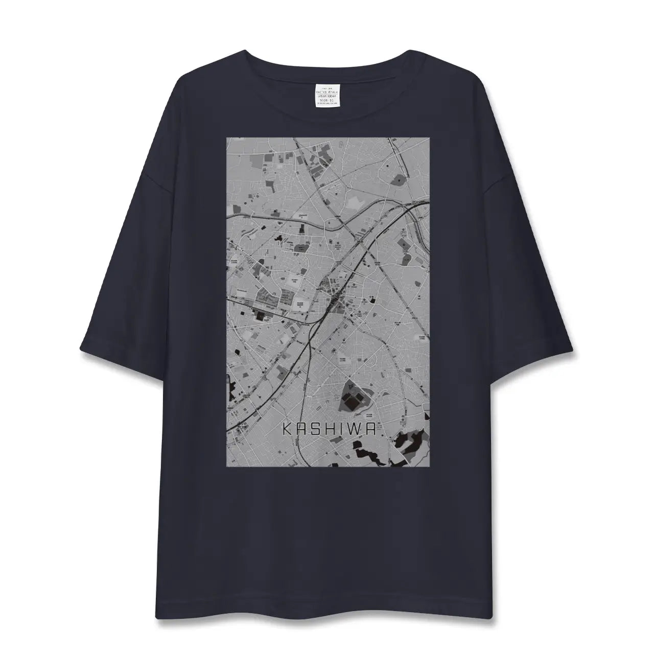 【柏(千葉県)】地図柄ビッグシルエットTシャツ