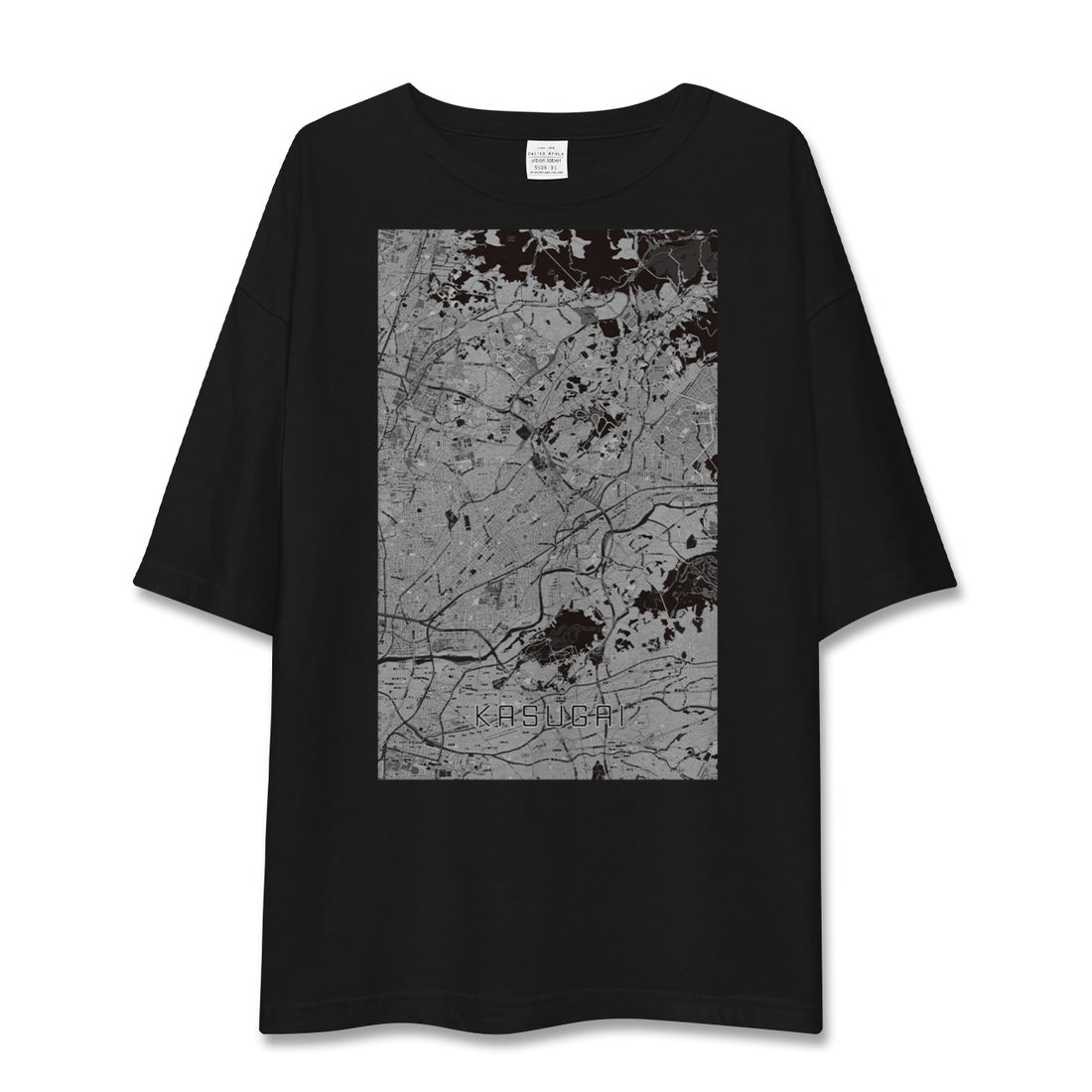 【春日井(愛知県)】地図柄ビッグシルエットTシャツ