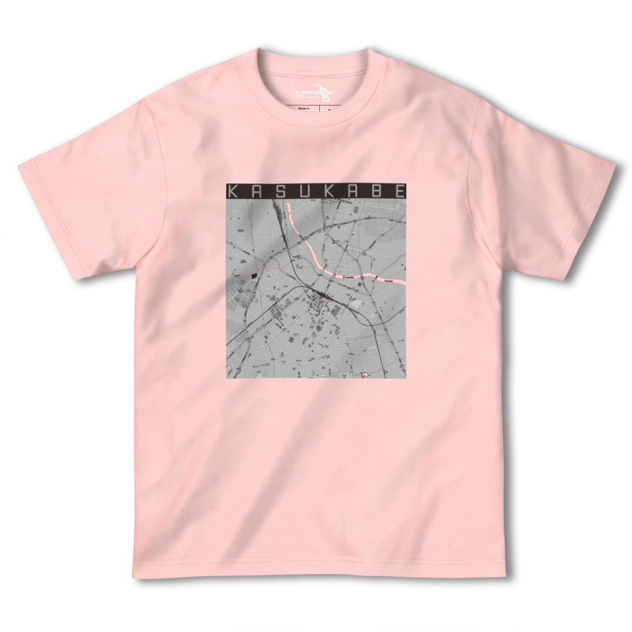【春日部(埼玉県)】地図柄ヘビーウェイトTシャツ