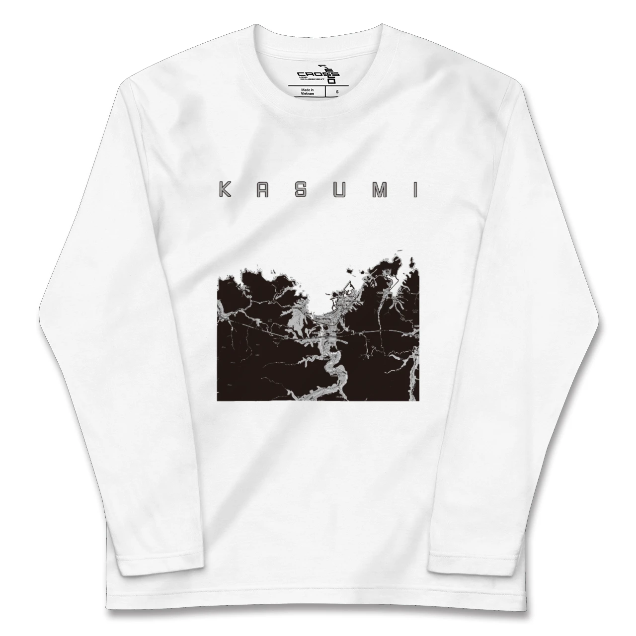 【香住(兵庫県)】地図柄ロングスリーブTシャツ