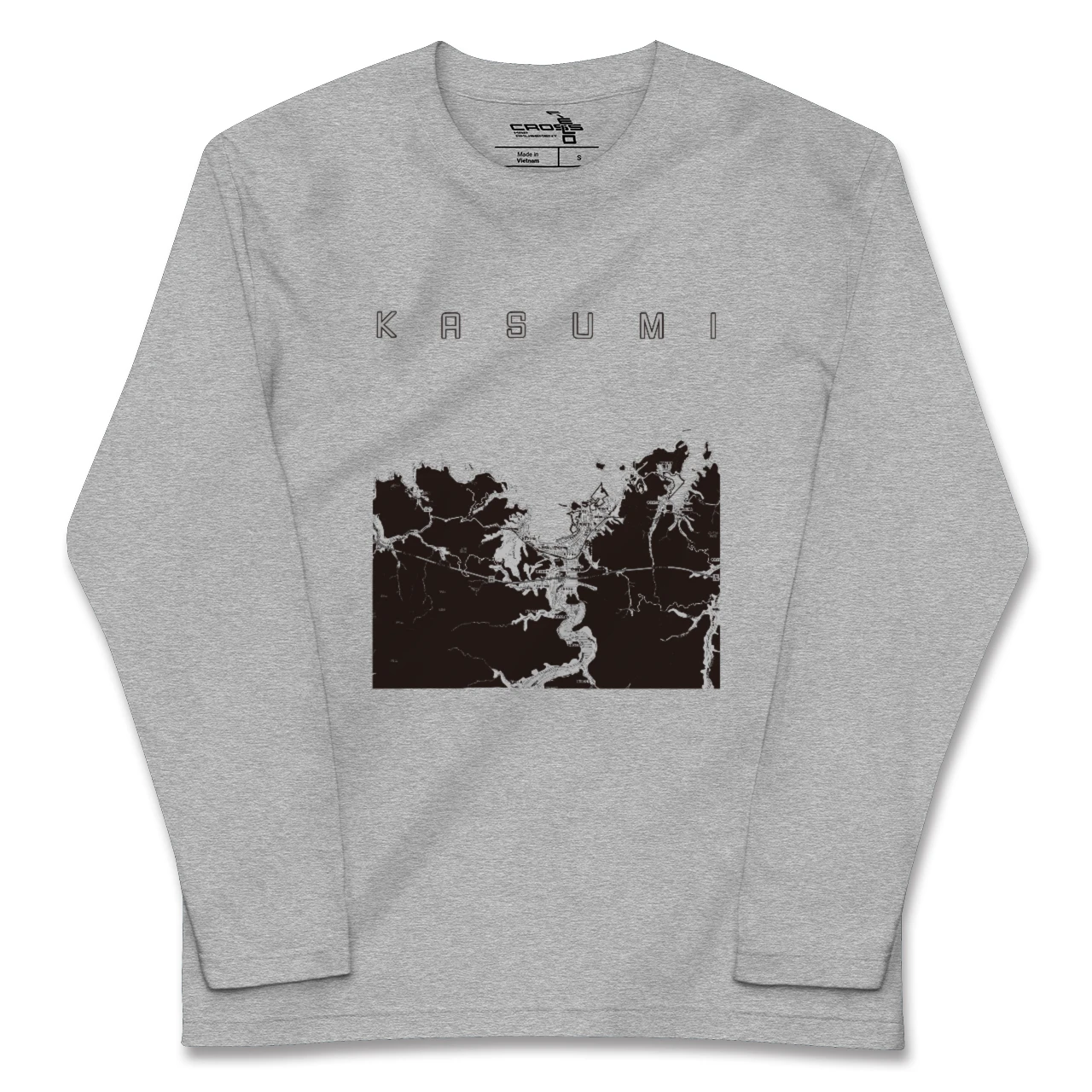 【香住(兵庫県)】地図柄ロングスリーブTシャツ