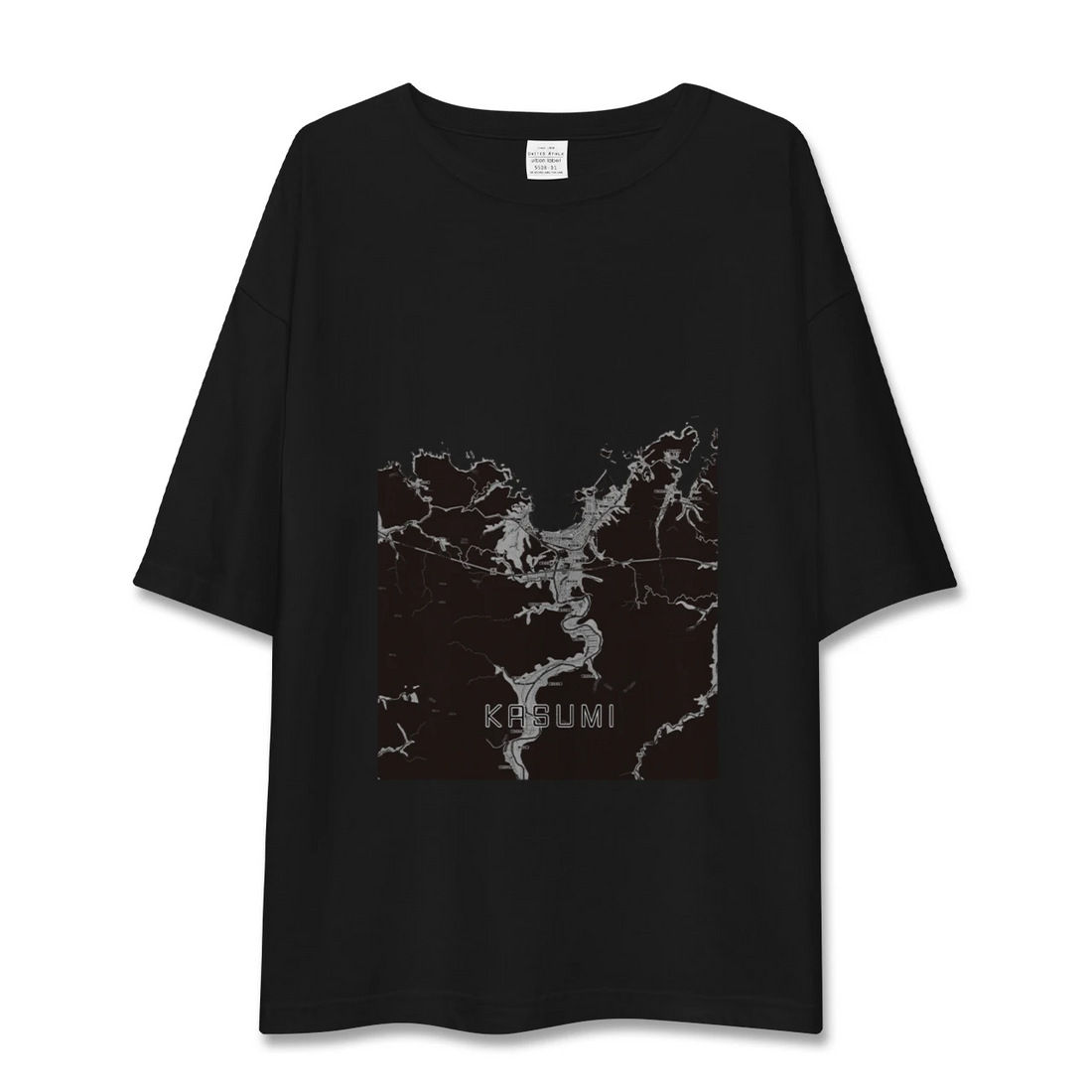 【香住(兵庫県)】地図柄ビッグシルエットTシャツ