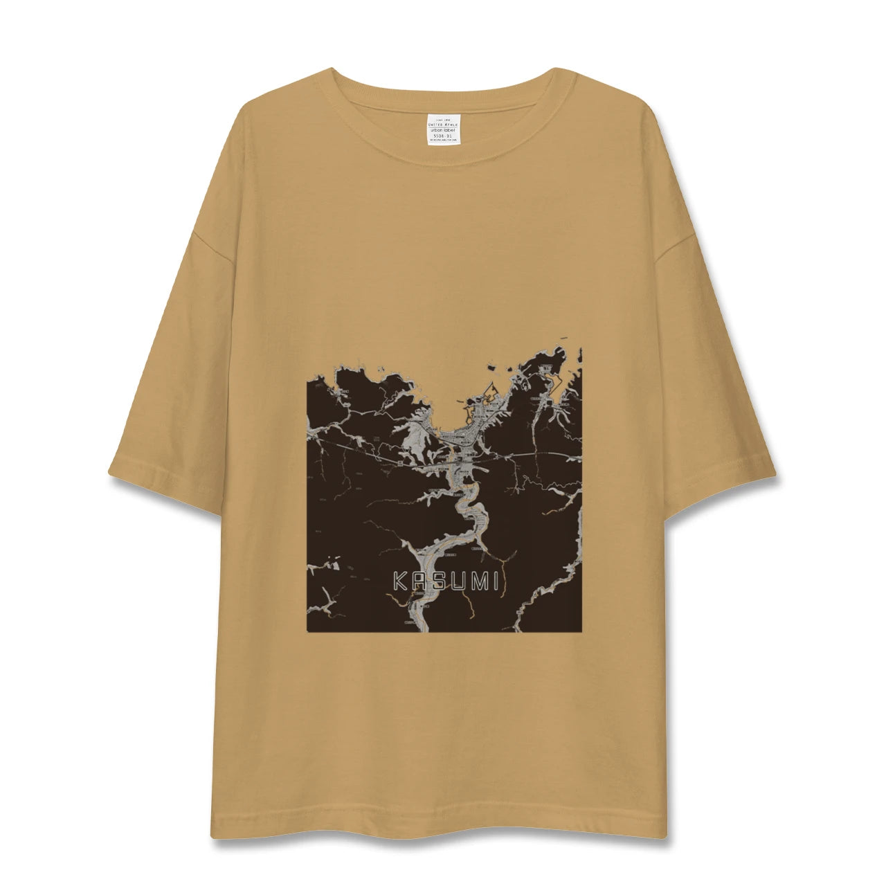 【香住(兵庫県)】地図柄ビッグシルエットTシャツ