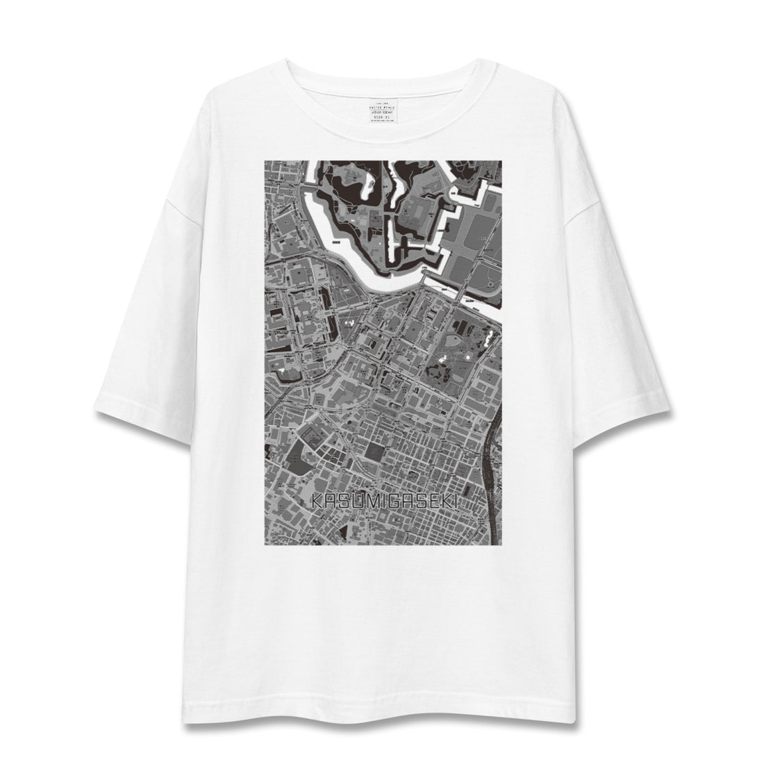 【霞ケ関(東京都)】地図柄ビッグシルエットTシャツ
