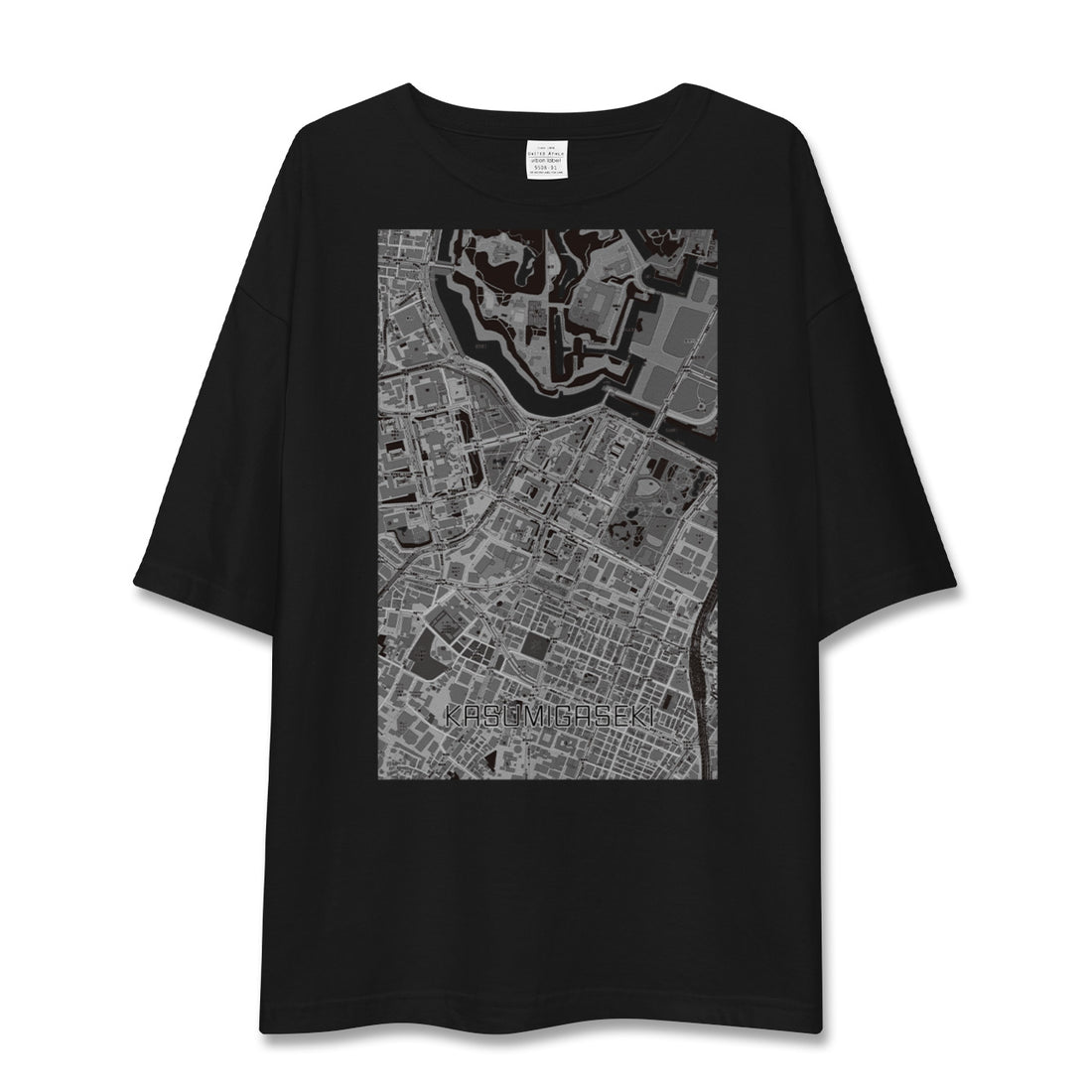 【霞ケ関(東京都)】地図柄ビッグシルエットTシャツ