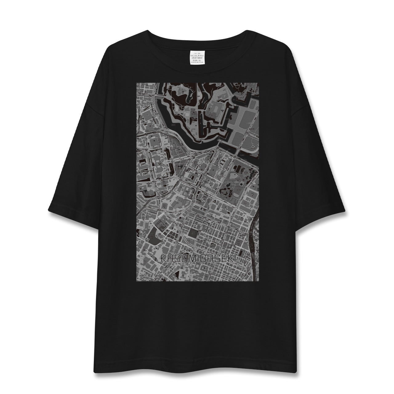 【霞ケ関(東京都)】地図柄ビッグシルエットTシャツ