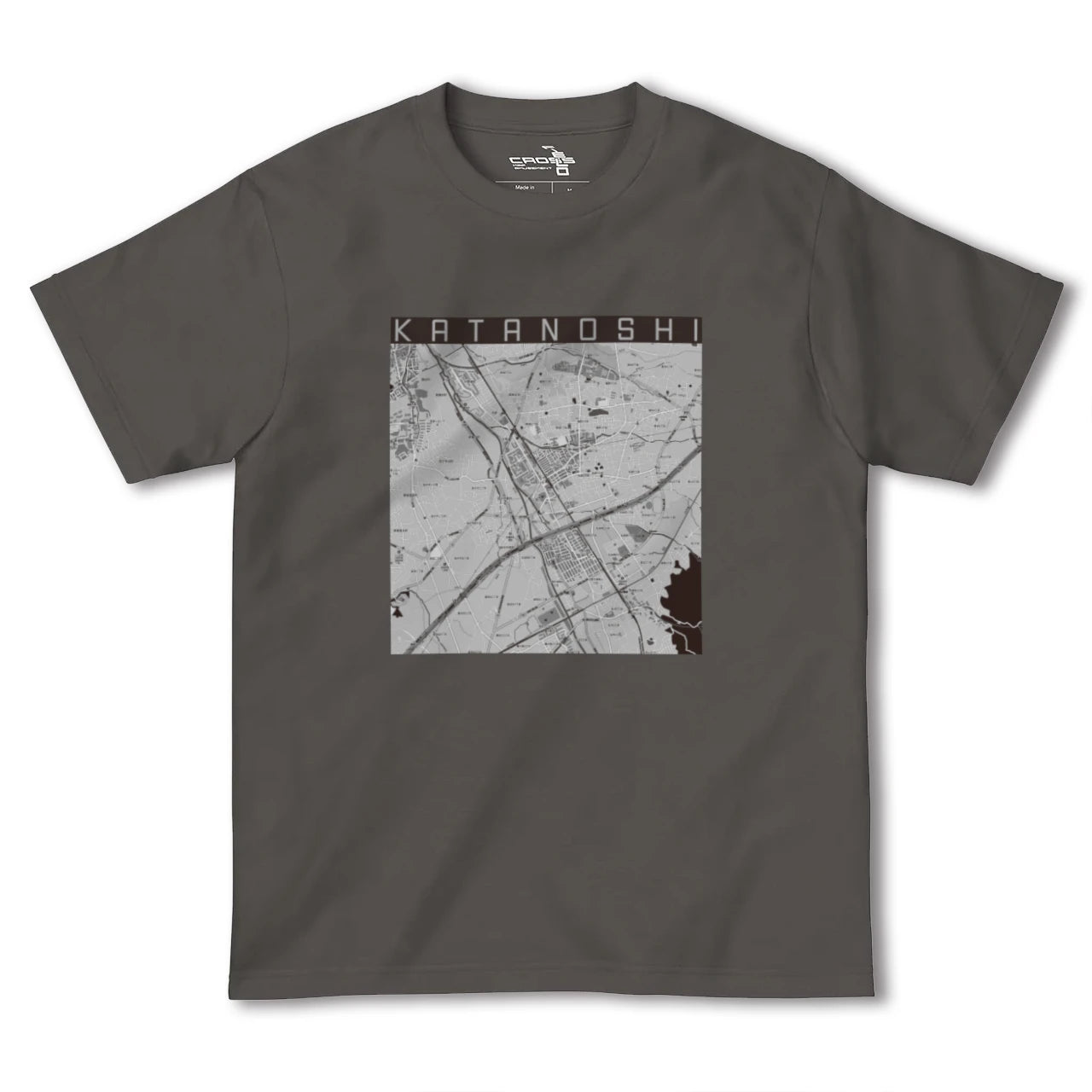 【交野市(大阪府)】地図柄ヘビーウェイトTシャツ