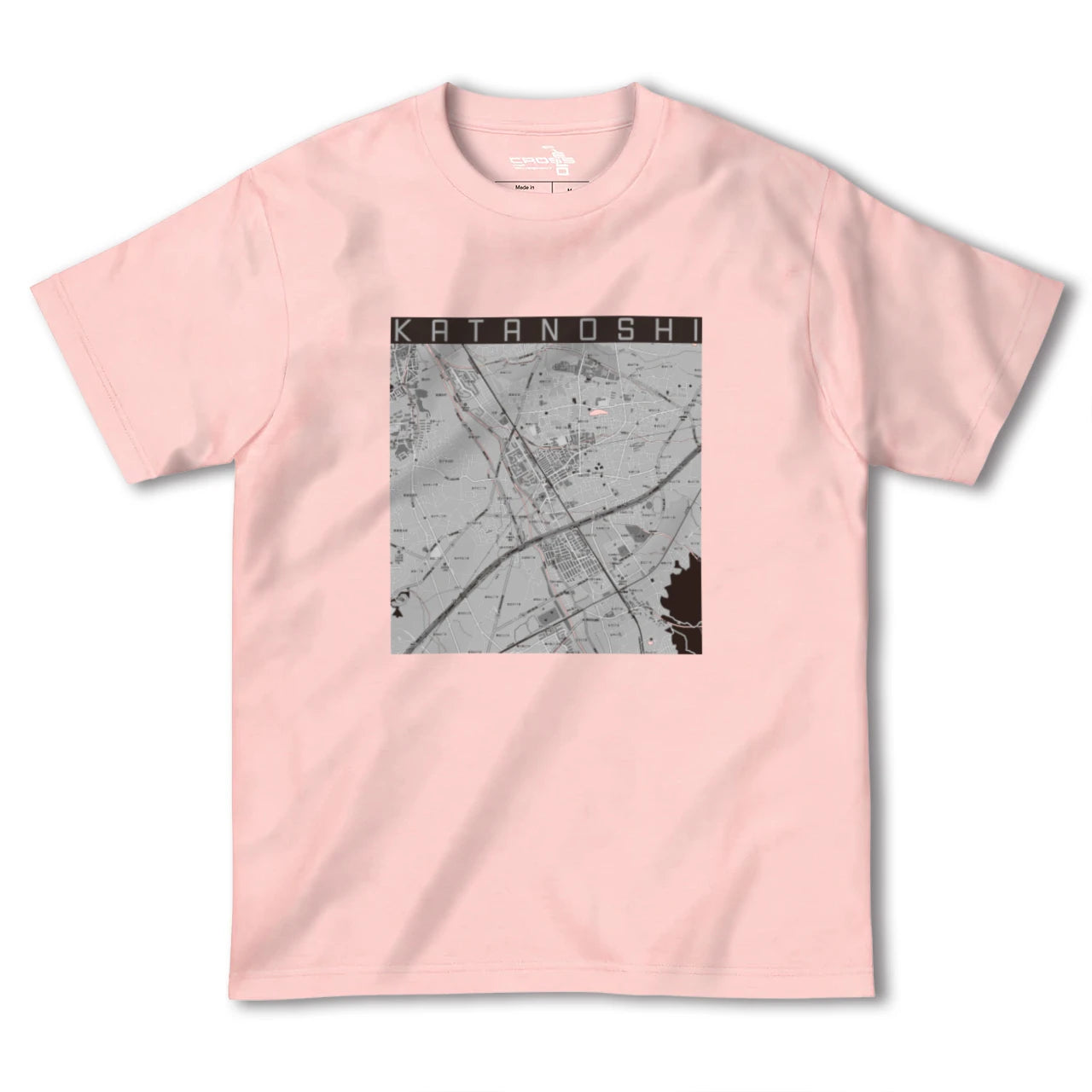 【交野市(大阪府)】地図柄ヘビーウェイトTシャツ