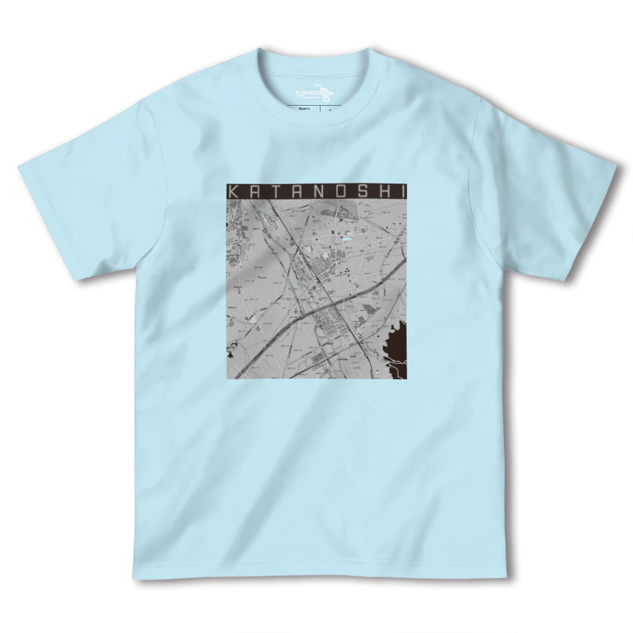 【交野市(大阪府)】地図柄ヘビーウェイトTシャツ