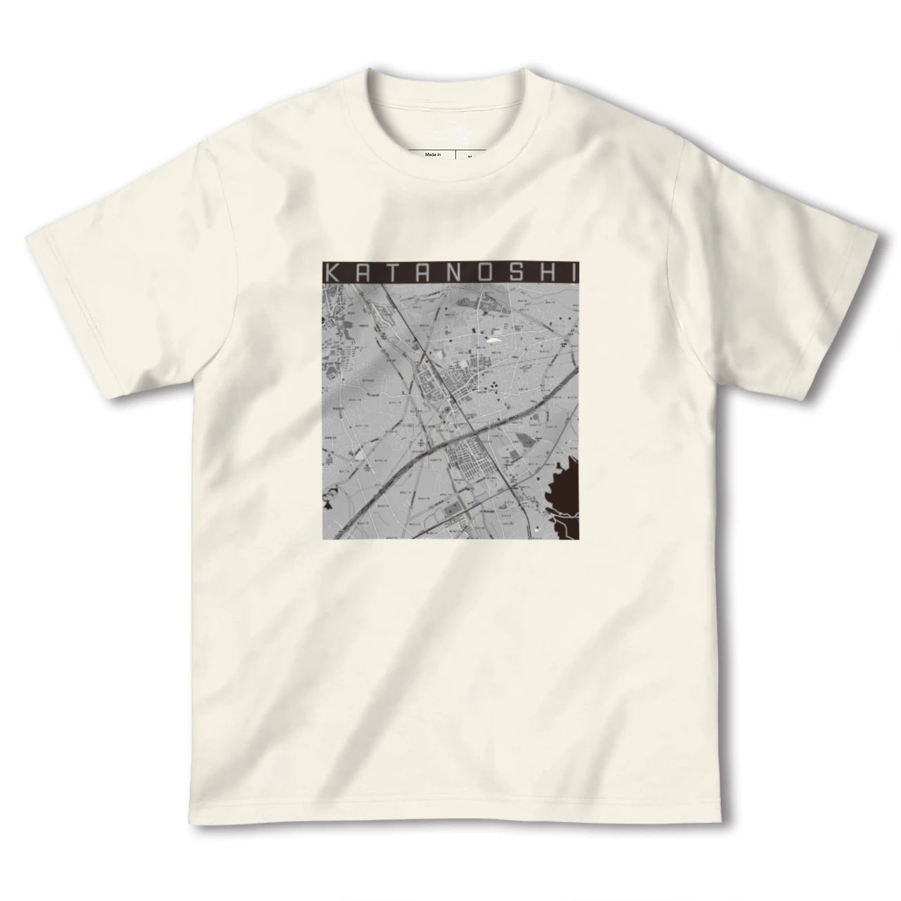 【交野市(大阪府)】地図柄ヘビーウェイトTシャツ