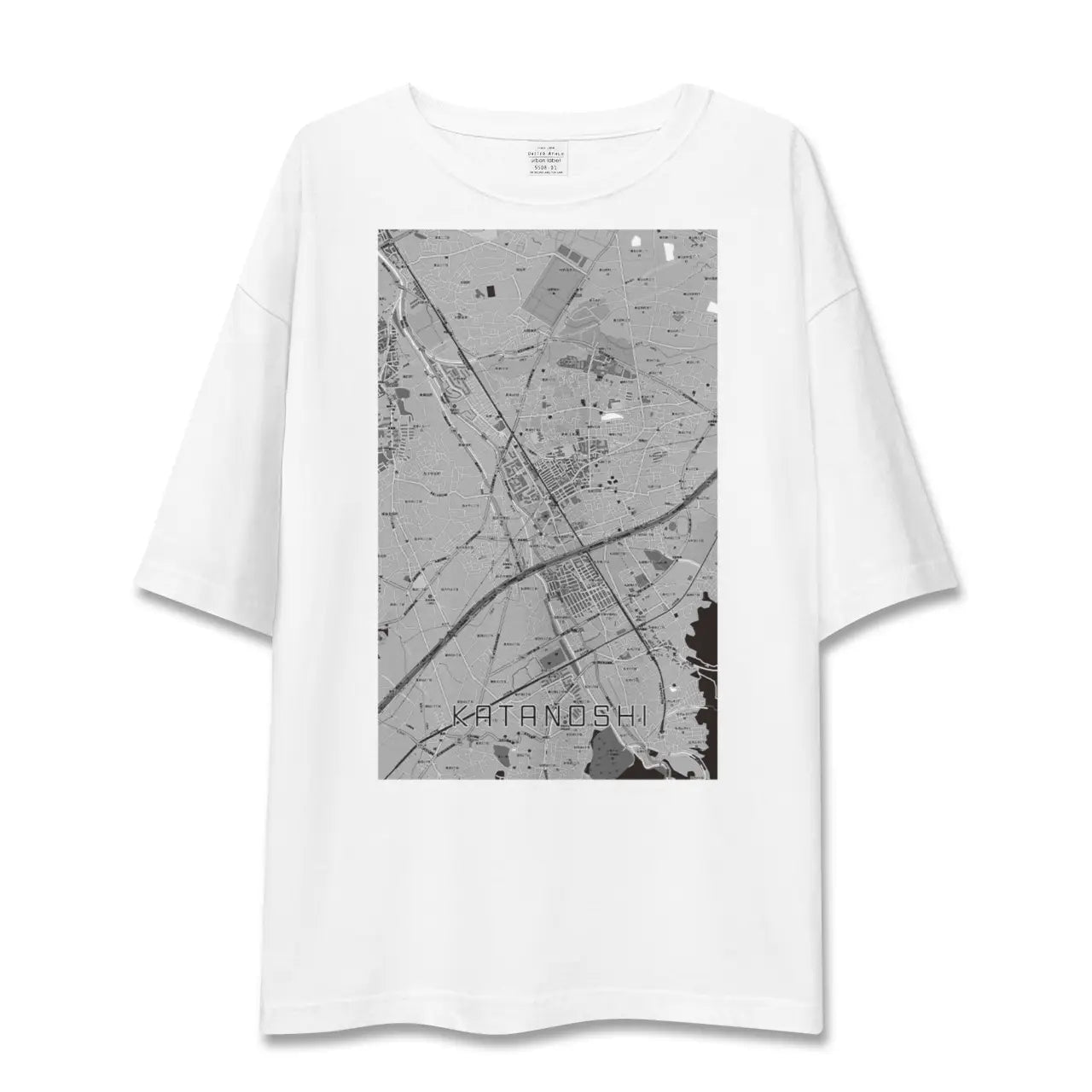 【交野市(大阪府)】地図柄ビッグシルエットTシャツ