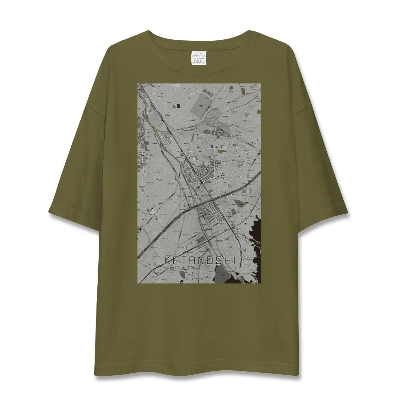 【交野市(大阪府)】地図柄ビッグシルエットTシャツ