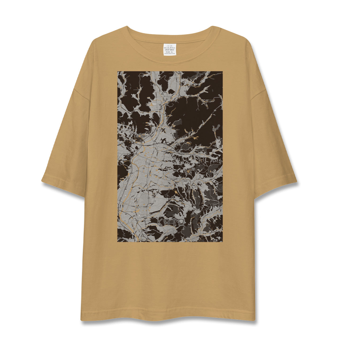 【加東(兵庫県)】地図柄ビッグシルエットTシャツ