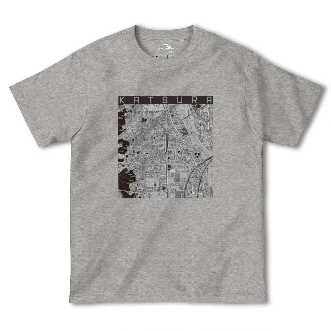 【桂(京都府)】地図柄ヘビーウェイトTシャツ