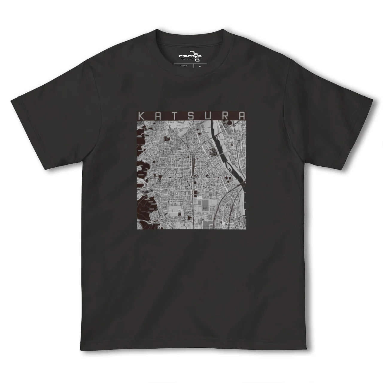【桂(京都府)】地図柄ヘビーウェイトTシャツ