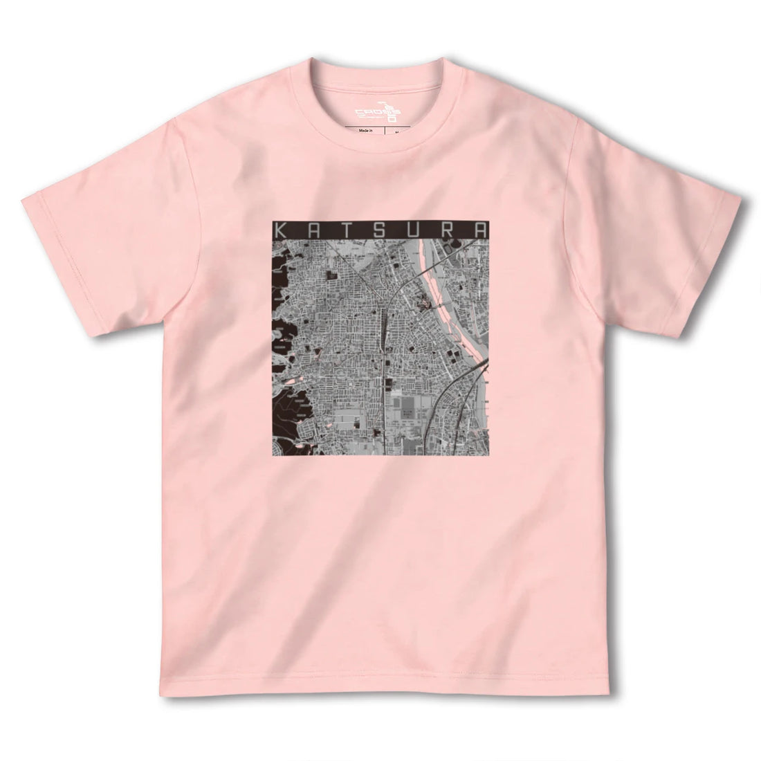 【桂(京都府)】地図柄ヘビーウェイトTシャツ