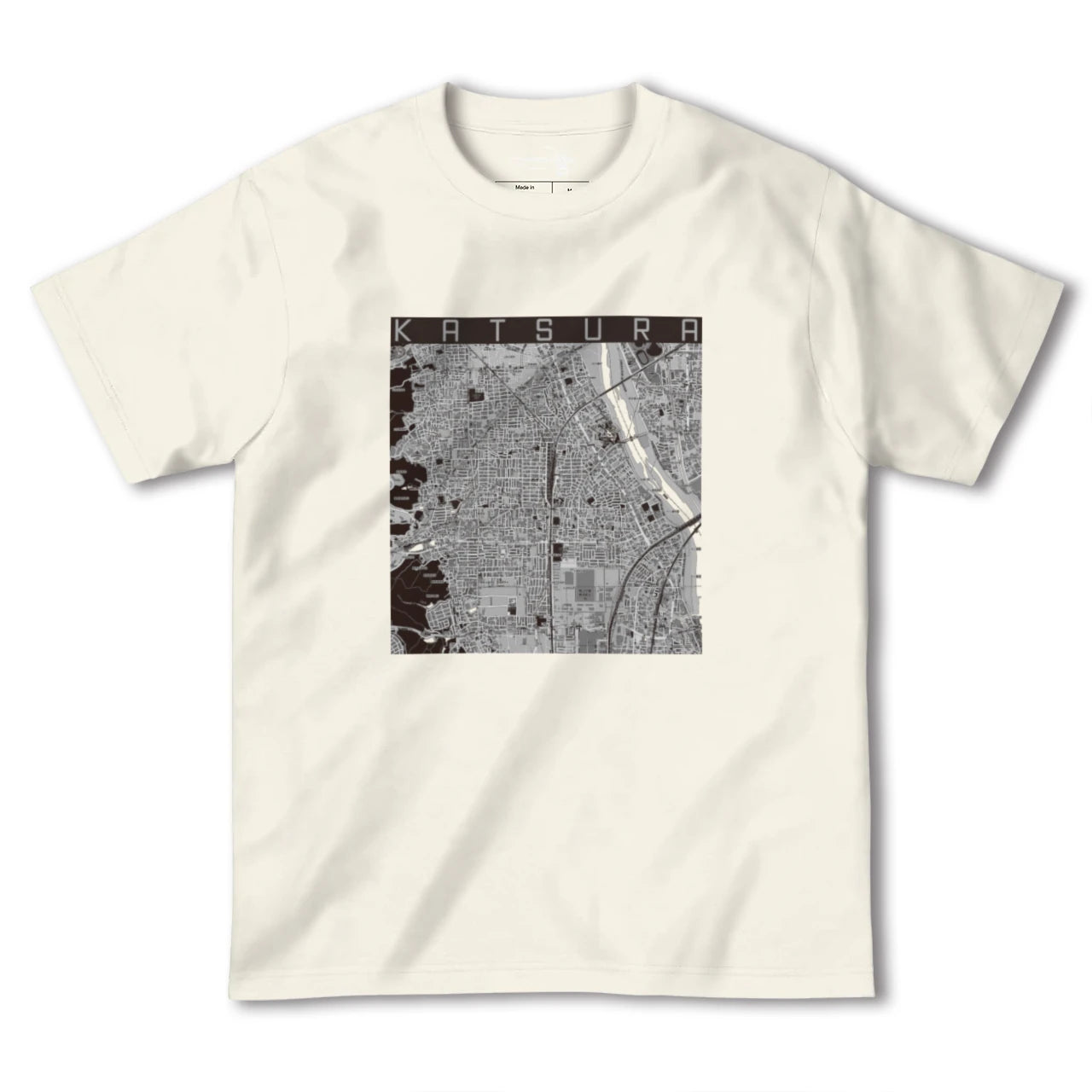 【桂(京都府)】地図柄ヘビーウェイトTシャツ