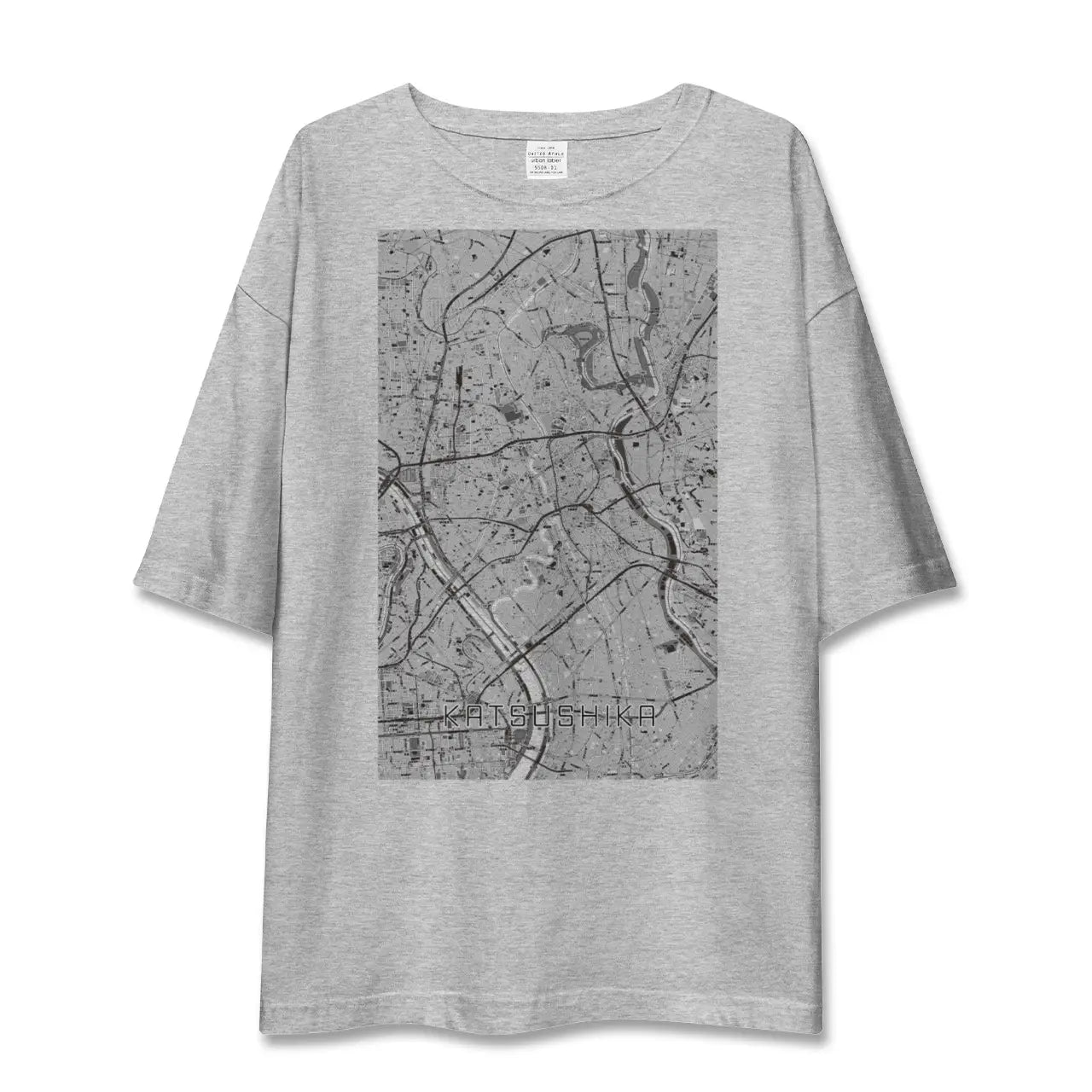 【葛飾(東京都)】地図柄ビッグシルエットTシャツ