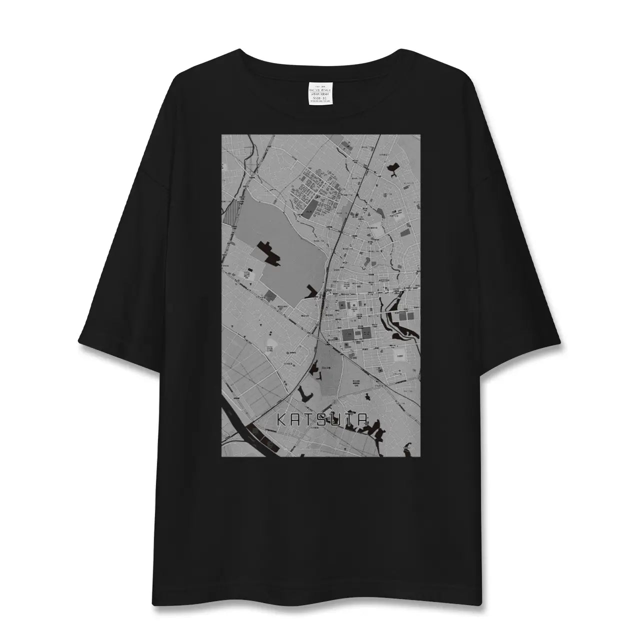 【勝田(茨城県)】地図柄ビッグシルエットTシャツ